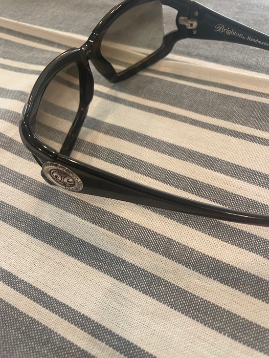 Brighton Black Oversized Rectangle Women\'s Sunglasses